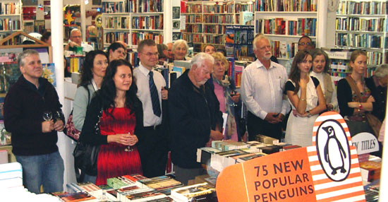 Friends and family at the book launch